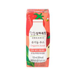 매일 상하목장 유기농주스 사과딸기케일 팩음료 125ml x 15개