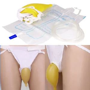 환자용 팬티형 간이소변기 1p 소변보조팬티 간병용품 어르신 밸크로밴드 위생 저자극실리콘