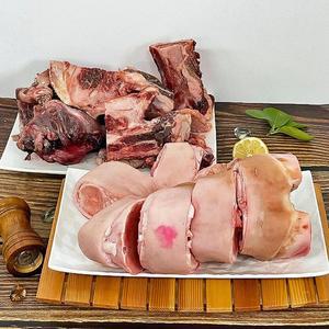 한우 우족 + 한우 잡뼈 4kg 소우족 소 사골 뼈 한우족 소잡뼈 사골 곰탕 거리 소뼈 우