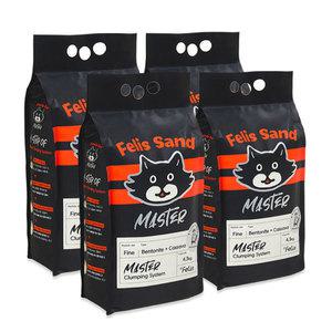 메온셀 닥터펠리스 펠리스샌드 마스터 4.3kg 4개 벤토나이트 카사바 혼합 모래