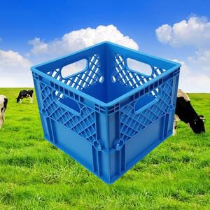 편의점 청색 상자 밀크 우유박스 pp 4개/플라스틱 바구니