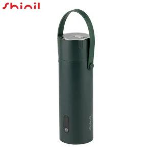 신일 텀블러 무선 가열 100도 휴대용 충전식 분유포트 여행 캠핑 등산 420ml, 딥그린 SEP-480KHD