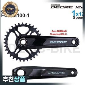 SHIMANO DEORE FC-M6100-1 MTB 크랭크셋DELIC 체인링  32 36T 1x12단