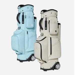 풋조이 여성용 골프백 바퀴달린 캐디백 휠백 골프가방 파스텔 여성 바퀴 휠 캐디백