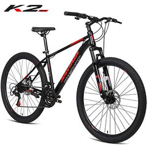 2025 케이투바이크 레이브2.1D 27.5인치 MTB자전거 선런 원터치21단 디스크브레이크 조립선택