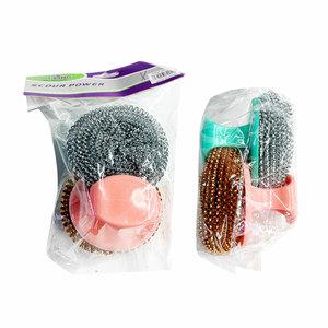 9040 손잡이 수세미 2p 1+1 주방용품 주방소품