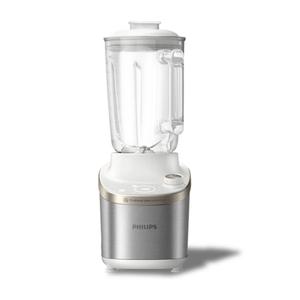필립스 초고속 파워블렌더 HR3760/01 믹서기 7000 추천 유리 이유식 스무디 대형 대용량 휴대용 미니 소형 푸드프로세서 가정용 업소용 후드 얼음분쇄 과일 주스 믹서기 화이트