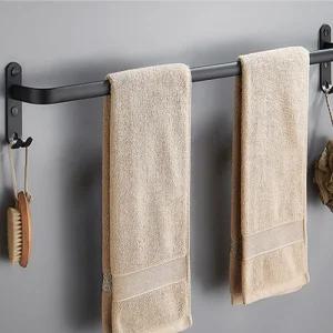 모던수건걸이 무타공 블랙/수건/걸이/욕실/거치대/행거/다용도/타올/타월/부착식/걸이대/목욕탕/정리대