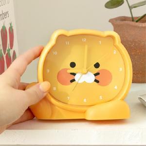 인테리어 저소음 탁상시계 아날로그감성 귀여운캐릭터 미니 알람