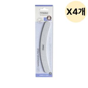 티타니아 지브라 네일파일 손톱 발톱 표면정리 X4개