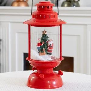 크리스마스 랜턴 오르골 대형 장식 체리 스노우볼 램프 41cm 소품 용품 데코 무드등