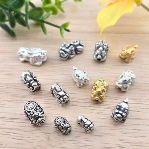 비즈톡 [SVP-11-00]순은펜던트 실버925 금은보화 재물운 재물 비휴,아기비휴,용귀 13종 모음, 1개