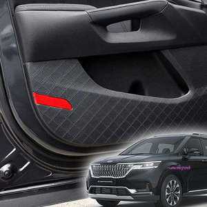 카니발 도어커버 KA4 스크래치방지커버 아칸 가죽opq509