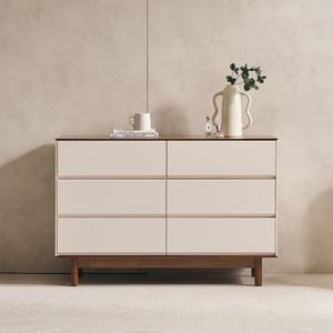 스코나 어바나 원목 와이드 체스트 3단 6칸 서랍장 1200