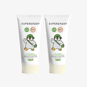 슈퍼대디 아토비건 이지워시 선크림 60ml 2개