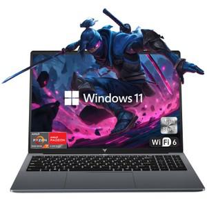 2025 게이밍 LAPTOP 랩탑 노트북, 16.0inch 노트북 컴퓨터 AMD Ryzen 7 5700U(8C/16T, U... 사무용 가벼운