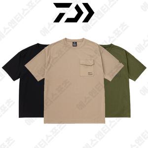 다이와 DAIWA 에코로지 포켓 티셔츠 여름 낚시복 반팔 상의 DE-6623 선상 루어