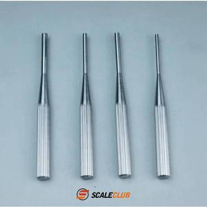 스카니아 스테인리스 스틸 나사 슬리브 세트 도구 만트럭 악트로스 볼보 자동차 부품 Tamiya Lesu 1 5mm 2