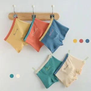 일기예보 남아 아동팬티[4매입] 유아사각팬티 드로즈팬티세트 어린이면속옷 아기 키즈 주니어드로우즈