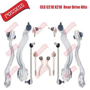프론트 액슬 서스펜션 컨트롤 암 볼 조인트 스태빌라이저 링크 타이로드 엔드 키트 벤츠 CLS C218 X218 W218 12 피스