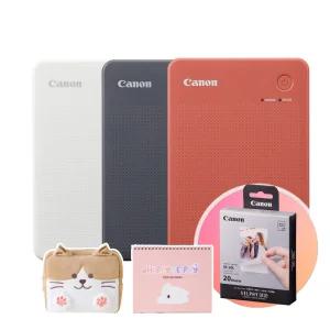캐논 셀피 스퀘어 QX20 포토 프린터+XC 20L 포토용지 1팩 패키지 ok