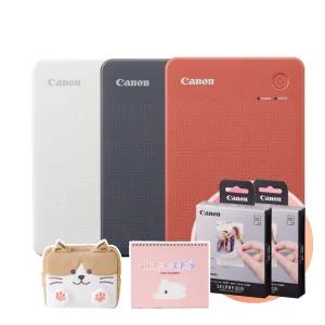 캐논 셀피 스퀘어 QX20 포토 프린터+XC 20L 포토용지 2팩 패키지 ok