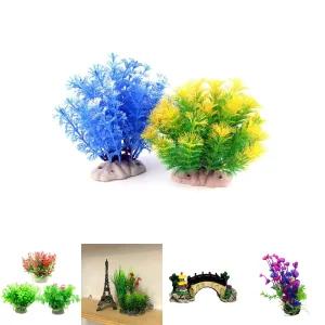 (소) 수족관용 마블수초/조화/어항/조경/어항용/수초/소품/수족관/식물/인조/모형/조형물/수조/데코/인공