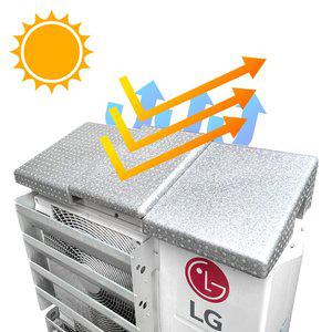 [키드존]NEW 에어컨 실외기 사이즈조절 보호커버 열차단 절전 덮개