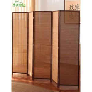 원목파티션 접이식 엔틱파티션 공간 거실 대나무파티션 현관 수납장 170x50
