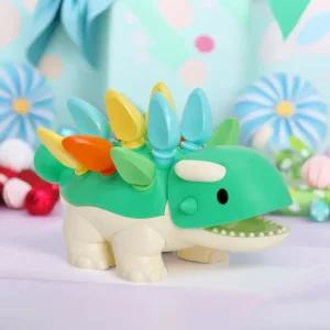 캐스B 공룡스파이크 가시 꽂기 끼우기 모양맞추기 숫자놀이 색인지 소근육발달 장난감 유아