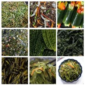 완도 해조류 모음 미역줄기 곰피 쌈다시마 꼬시래기 채다시마 톳