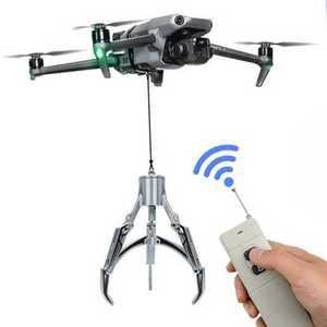 드론 집게 배달 걸이대 운반기 나르기 장치 도구 조종 기계식 운송 밭 농약 방제 살포 고리