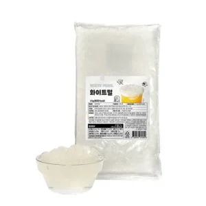곤약펄 화이트 펄 1kg 타피오카 버블티 음료 토핑