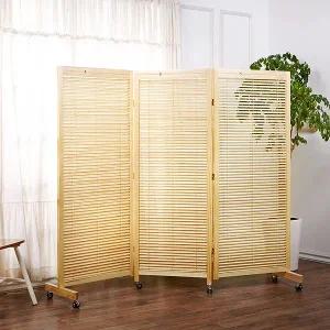 [가구야히메]바퀴 블라인드 3단 파티션