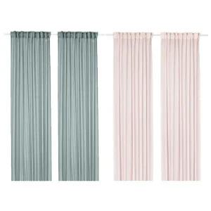 [마켓비]이케아 STENFRO 스텐프뢰 속커튼 한쌍 145x250cm/반투명커튼/거실커튼/창문커튼/블라인드