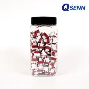 Bsun 스위치 딸기라떼 5핀 택타일 100개(케이스 포함)