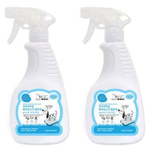 코코브라운 애완동물용 베이킹소다 탈취제 베이비파우더향 550ml x 2개