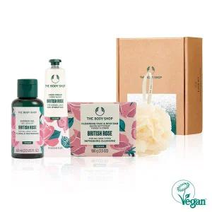 [더바디샵] 브리티쉬 로즈 3종 선물세트 (샤워젤+핸드크림+비누) (888173)