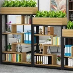 북카페 스터디카페 파티션수납장 수납형 가벽 원목