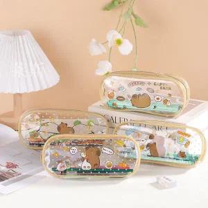 아트박스/호사문구 아트필드 카피바라 투명 필통