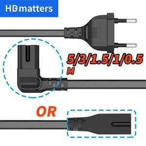 TV 전원 코드 EU 플러그 2핀 유럽 AC - IEC C7 8번 그림 케이블 삼성 필립스 호환 소니 LG 하이센스 LED