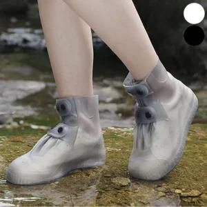 방수 실리콘 신발 커버 미끄럼 방지 레인슈즈 보호용 신발싸개 (WFJHWXA)