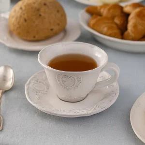 [VBC까사]이탈리아 VBC까사 까메오 티컵세트 300ml 앤틱 찻잔 커피잔