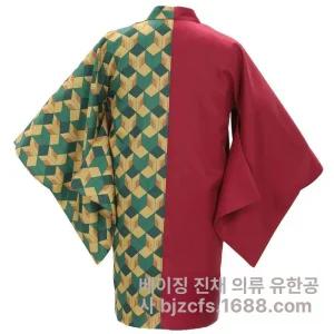 귀멸의 칼날 토미오카 기유 귀살대 제복 코스프레 수주 하오리 포함 코스튬