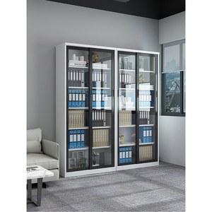 사물함 수납함 서재용 공간분리책장 잠금장치 유리