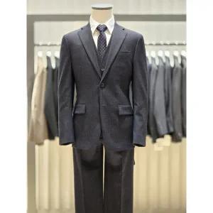 [지이크](대전신세계)[SIEG] 지이크 프리미엄 네이비 스트라이프 슬림 정장 수트(PJJ2167)