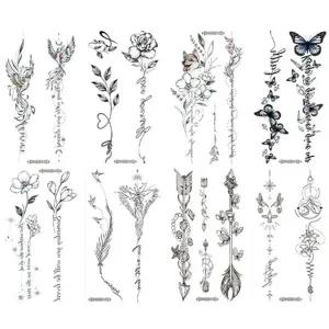 레터링 타투 스티커 학교 축제 클럽 페스티벌 8종세트