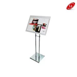 입구 메뉴판 거치대   강연대 ZMS-DS1400C 흰색 간판 포스터 진열 광고 배너 베너 현수막 전단