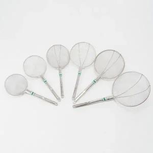 국내산 JONK1826 스텐 뜰채 건지게 B타입 넓은망 6size 업소용 관공서 학교 급식용 채반 건지기