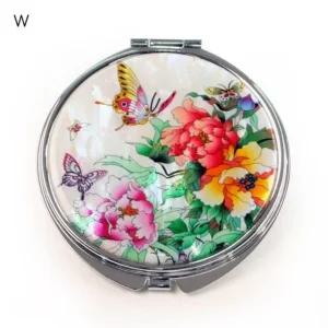 자개손거울 나비목단 백 (W7E1656)